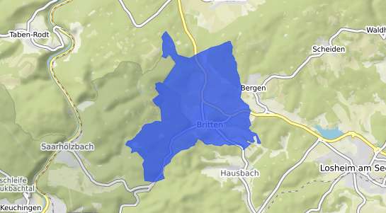 Bodenrichtwertkarte Losheim am See Britten